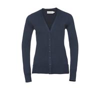 Cardigan tricoté col V femme Russell Athletic Bleu 4XL