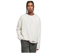 Cardigan Urban Classics Eco Mix Boxy - gris clair - L - Coupe oversize - Encolure en V - Patte de boutonnage L