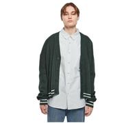 Cardigan Urban Classics Sporty Boxy - vert bouteille - XL - Homme - Col V XXL