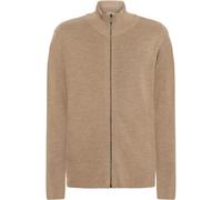 Cardigan zippÃ©e en merinos KnowledgeCotton Apparel Blanc M