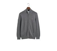 GANT Cotton Pique Zip Cardigan Sweater Homme