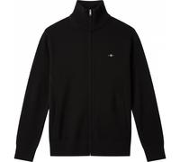 Cardigan zippÃ© en maille de coton Gant Noir S