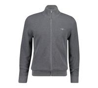 Cardigan zippÃ© en maille gaufrÃ©e Gant Gris 5XL