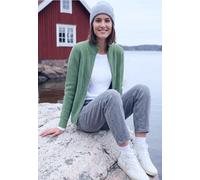 Cardigan zippé à col montant
