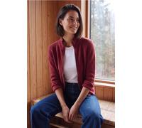 Cardigan zippé à col montant