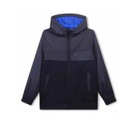 CARDIGAN ZIPPÉ EN BI-MATIÈRE BOSS ENFANT BLEU MARINE 14 ans