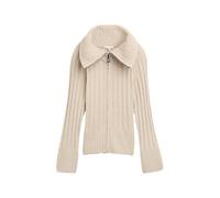 Cardigan zippé en maille bou emme Tom Tailor Marron XL
