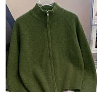 Cardigan zippé pour femmes, pull oversize en tricot côtelé de style moyen-oriental, veste décontractée à manches longues pour fête du Nouvel An, rentrée scolaire, Halloween et automne L,M,S,XL,XSUnico