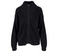 Cardigan zippé tricoté femme Urban Classics Noir 4XL