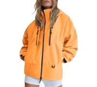 Cardigans légers décontractés à manches longues et col en V pour femme - Imprimé boutonné - Vêtements d'extérieur ouverts sur le devant, 1A-Orange, M