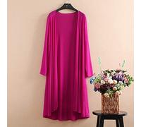 Cardigans pour Femmes, Longs en Mousseline De Soie, Chemisiers De Plage Unis, Cardigans en Maille, Kimono D'Été Léger À Manches Longues, Poncho De Plage