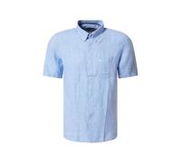 Cardin Sportswear - Chemise Cardin Sportswear Lin avec Manches Courtes et col américain Bleue Vichy - Taille L