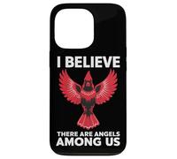 Cardinal Bird Je Crois qu'il y a des Anges Parmi Nous Oiseau Coque pour iPhone 13 Pro