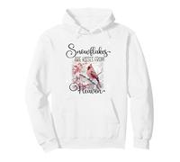 Cardinal Bird Memorial, Les Flocons de Neige sont des Baisers Venus du Paradis Sweat à Capuche