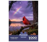 Cardinal du Nord Puzzle 1000 Pièces Créatif Élèves Stimulation Intellectuelle oiseau Outil Éducatif Mur Illustré 70x50cm/1000pcsCardinal du Nord Puzzle 1000 Pièces Créatif Élèves Stimulation Intellect