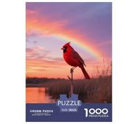 Cardinal du Nord Puzzle 1000 Pièces Très Difficile Adultes Oiseau Jeu Logique Temps Calme Objet Design 38x26cm/1000pcs