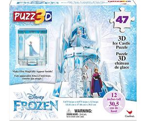 Cardinal Games - 6053088 - Puzzle Château 3D - La Reine des Neiges - Multicolore - Version Anglaise