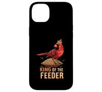 Cardinal King of the Feeder Funny Bird Coque pour iPhone 14 Plus