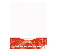 Clairefontaine Papier aquarelle Cardinal Paquet de 5 feuilles 50x65 cm 300 g