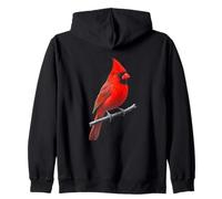 Cardinal Rouge Oiseau Cardinal Nord Nature Sweat à Capuche