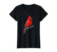 Cardinal Rouge Oiseau Cardinal Nord Nature T-Shirt Graphique avec Valeur