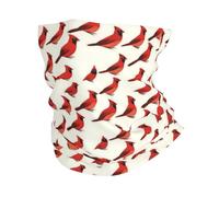 Cardinaux Rouges du Nord, Oiseaux Mignons Homme Femme Cache Cou Multifonctionnel Tour De Cou Élastique Snood pour Course À Pied Randonnée Golf Vélo