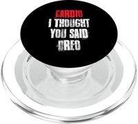 Cardio I Thought You Said Oreo Amusant Gym Fitness Entraînement PopSockets PopGrip pour MagSafe
