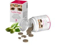 MILOA Cardio Supp 60 comprimés, Aliment complémentaire pour Chien Chat et NAC, Protege Le Coeur et DIMINUE l' ESSOUFFLEMENT et la Fatigue, THÉ Vert, Olivier, Omega 3, Taurine, COENZYME Q10