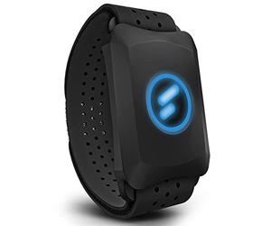 Cardiofréquencemètre sPulse Pulsomètre avec Bracelet par Bluetooth & capteur LED | avec 1 an d'App STL Incluse | Smart HRM Cardiofréquencemètre sans Ceinture pectorale Fitness Podomètre Sense Run