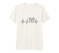 Cardiogramme des battements de cœur du Bouledogue T-Shirt Haut de Gamme