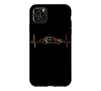 Cardiogramme Vintage ECG Cardiogramme Retro Cars Heartbeat Coque pour iPhone 11 Pro Max