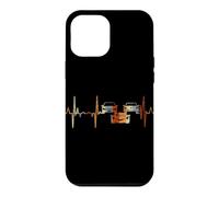 Cardiogramme Vintage ECG Cardiogramme Retro Cars Heartbeat Coque pour iPhone 12 Pro Max