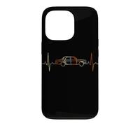 Cardiogramme Vintage ECG Cardiogramme Retro Cars Heartbeat Coque pour iPhone 13 Pro