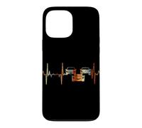 Cardiogramme Vintage ECG Cardiogramme Retro Cars Heartbeat Coque pour iPhone 13 Pro Max