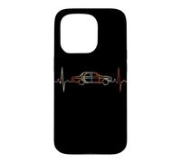Cardiogramme Vintage ECG Cardiogramme Retro Cars Heartbeat Coque pour iPhone 15 Pro