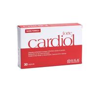 Cardiol Forte - Supplément avec oméga-3 EPA/DHA - acide folique, coenzyme Q10 et vitamine E - pour le puits du cœur - monacoline avec du riz rouge fermenté - pour les adultes - 30 gélules