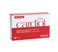 Cardiol Forte - Supplément avec oméga-3 EPA/DHA - acide folique, coenzyme Q10 et vitamine E - pour le puits du cœur - monacoline avec du riz rouge fermenté - pour les adultes - 30 gélules