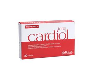 Cardiol Forte - Supplément avec oméga-3 EPA/DHA - acide folique, coenzyme Q10 et vitamine E - pour le puits du cœur - monacoline avec du riz rouge fermenté - pour les adultes - 30 gélules