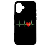 Cardiologue Cardiology Heart ECG Heartbeat Pulse Surgery MD Coque pour iPhone 16