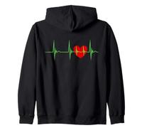 Cardiologue Cardiology Heart ECG Heartbeat Pulse Surgery MD Sweat à Capuche