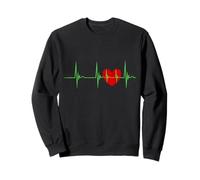 Cardiologue Cardiology Heart ECG Heartbeat Pulse Surgery MD Sweatshirt