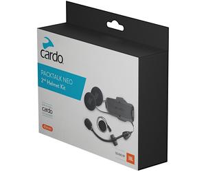 Cardo Packtalk Neo/Custom JBL Deuxième jeu d’extension de casque, noir pour homme
