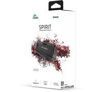 Cardo Spirit, système de Communication Bluetooth pour Casque de Moto - 2 Unités