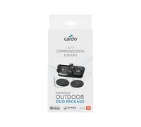 Cardo Système de Communication de Casque PACKTALK Outdoor, idéal pour Le Ski, Le Snowboard et Le Cyclisme (Noir, Duo)