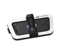 Cardo Système de Communication de Casque PACKTALK Outdoor, idéal pour Le Ski, Le Snowboard et Le Cyclisme (Blanc, lot Unique)