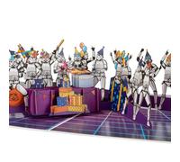 Cardology - Carte Pop-Up Anniversaire 3D Stormtrooper | Carte de Vœux Originale pour Fans de Star Wars | Licence Officielle | Idée Cadeau Geek Fait Main | Emballage Écologique