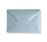 Cards & Crafts Enveloppes luxueuses métalliques C6 - 16,2 x 11,4 cm - 110 g - 162 x 114 mm (menthe, 25)