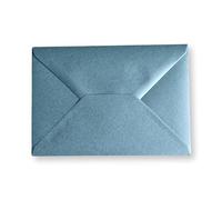 Cards & Crafts Enveloppes luxueuses métalliques C6 - 16,2 x 11,4 cm - 110 g/m² - 162 x 114 mm (vert Pecific, 200)