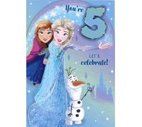 Cards Hallmark Disney La Reine des neiges 5e anniversaire You're 5 Birthday