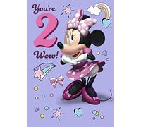 Cards Hallmark Disney Minnie Mouse 2nd Birthday You're 2 Wow!
